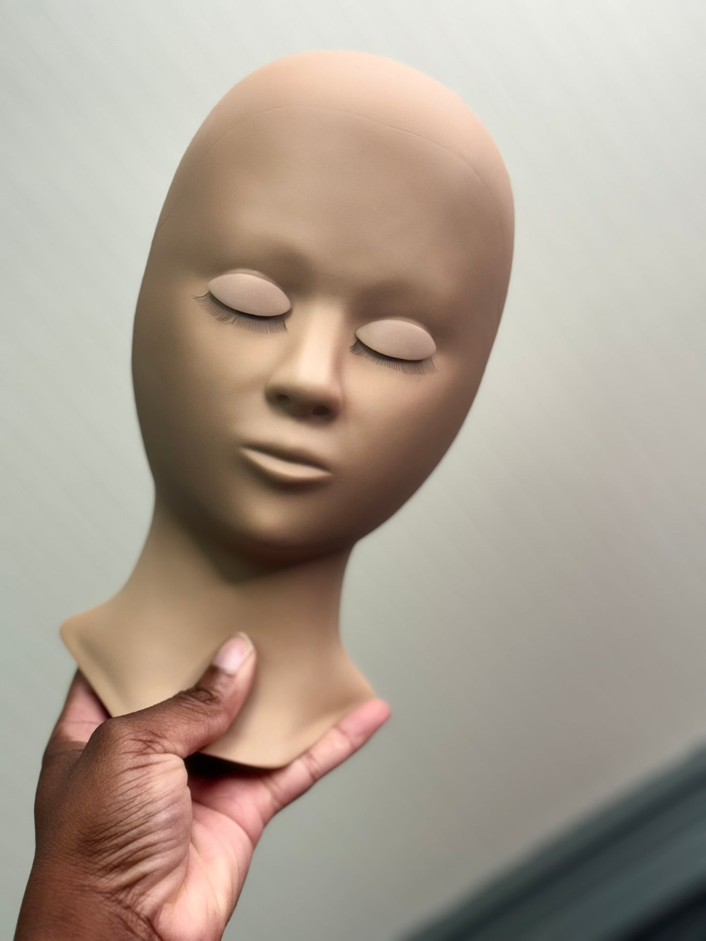 Mannequin Head W/ Removable Eyelids